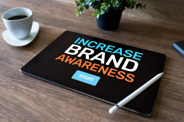 Increase,Brand,Awareness,Text,On,Screen.,Advertising,And,Marketing,Concept.